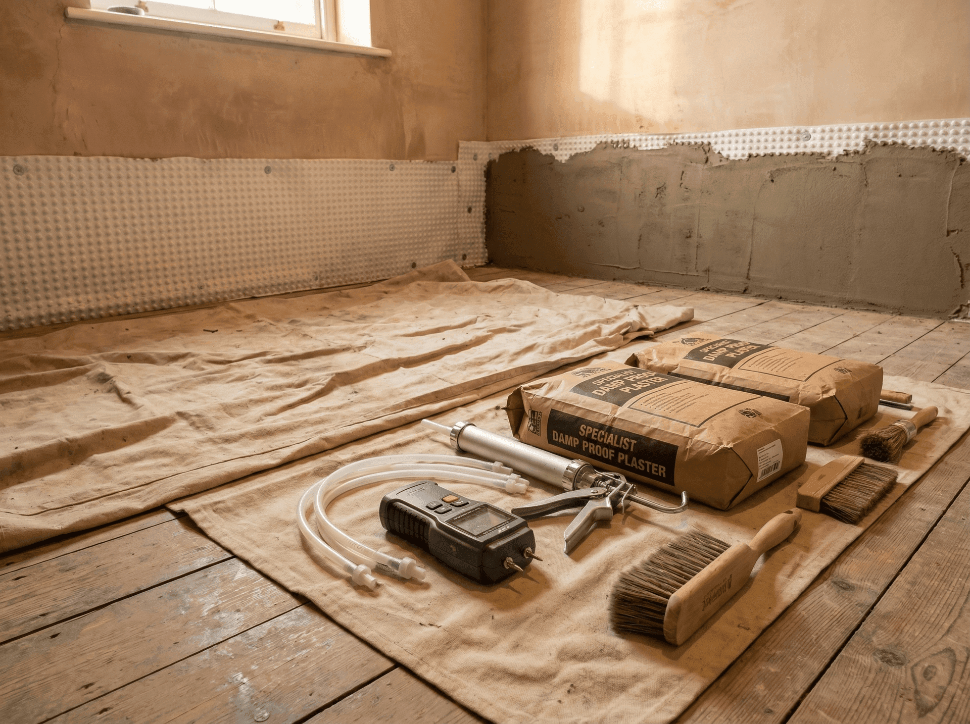 Damp Proofing work by Hurrell Building Maintenance