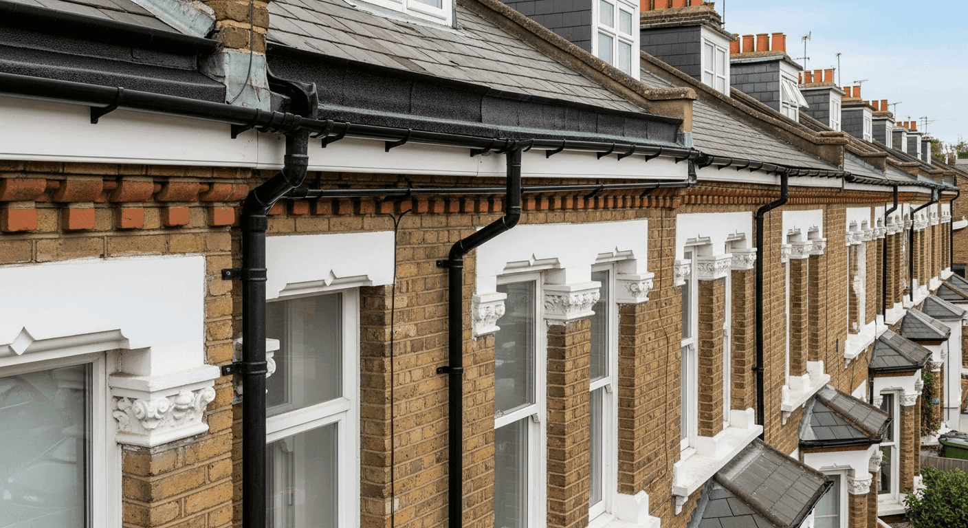 Guttering & Fascias services in West London by Hurrell Building Maintenance