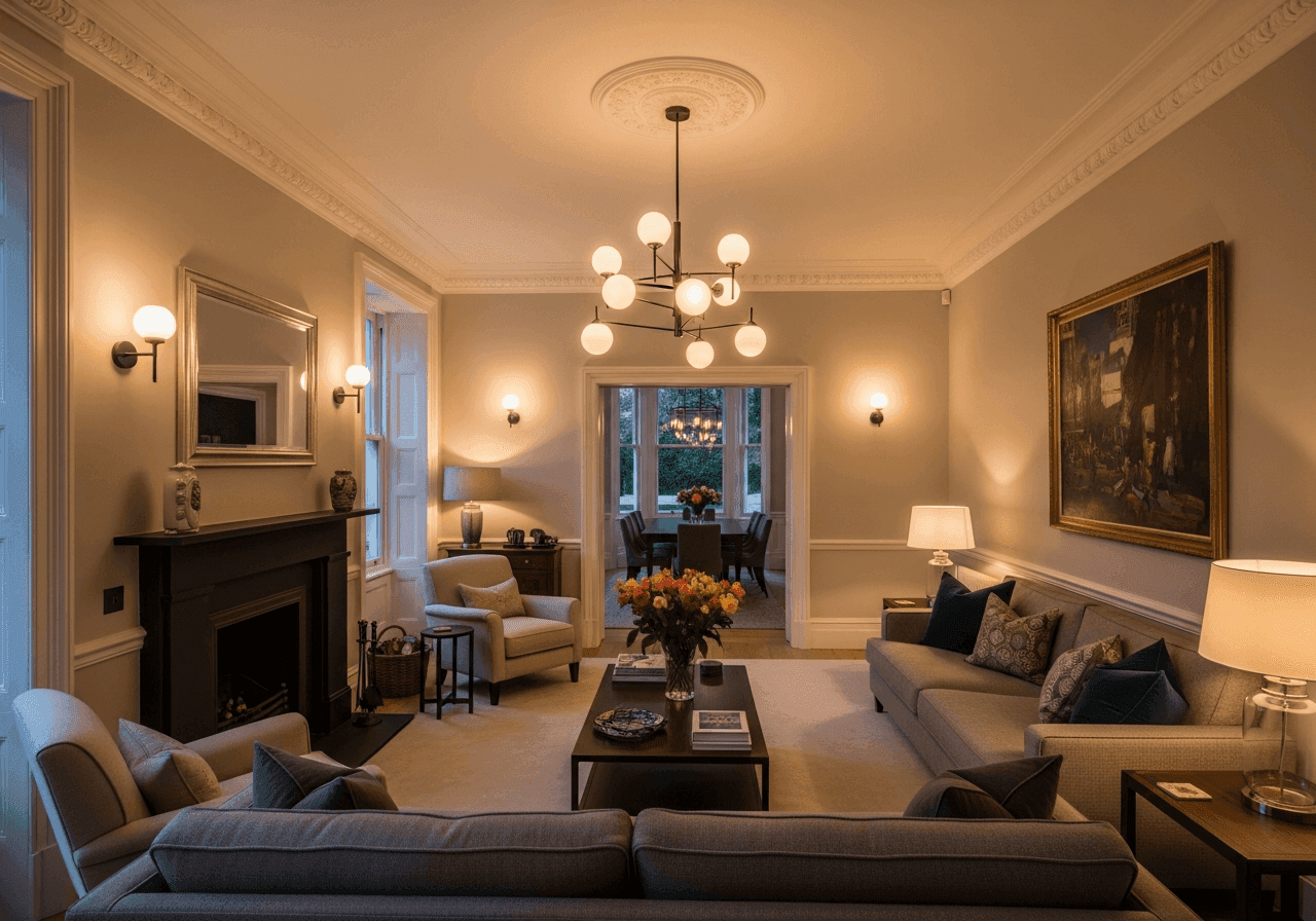 Lighting Installation work by Hurrell Building Maintenance